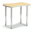 thumbnail image 1 of Collaborative Bowtie Table - 24" X 35" - Maple/Gray, 1 of 6