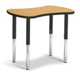 thumbnail image 1 of Collaborative Bowtie Table - 24" X 35" - Oak/Black, 1 of 6