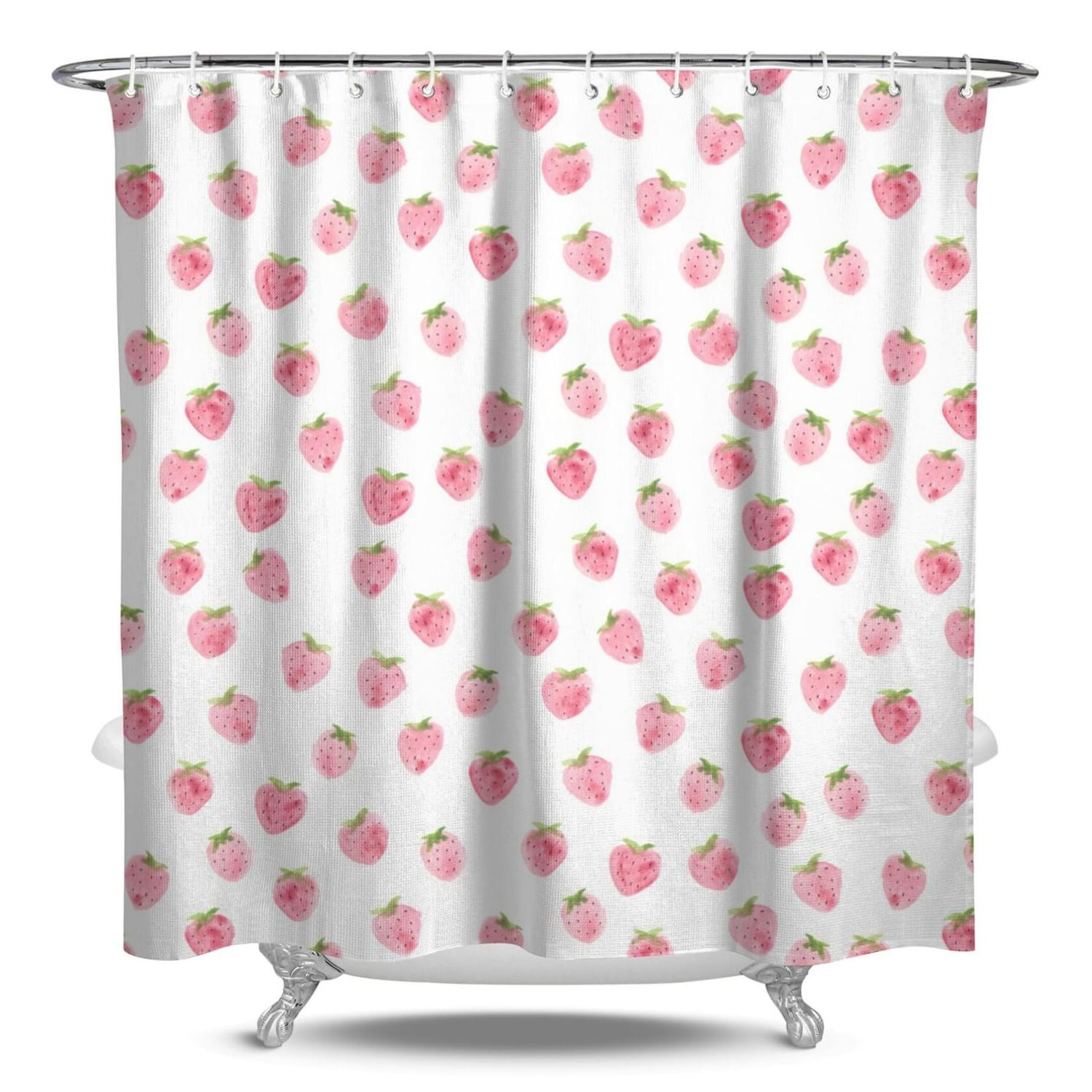 Berries & Flowers Shower Curtain 84