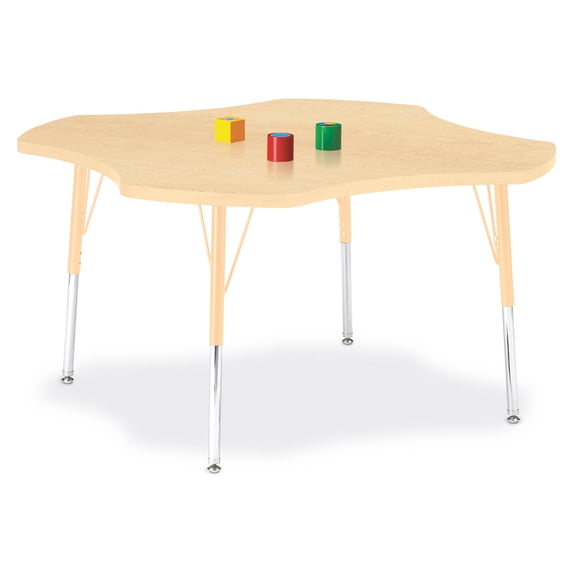 Four Leaf Activity Table, A-height - Maple/Maple/Camel