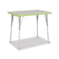 thumbnail image 1 of Rectangle Activity Table - 24" X 36", A-height - Freckled Gray/Key Lime/Gray, 1 of 7