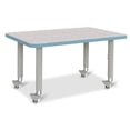 thumbnail image 1 of Rectangle Activity Table - 24" X 36", Mobile - Driftwood Gray/Coastal Blue/Gray, 1 of 7