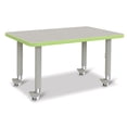 thumbnail image 1 of Rectangle Activity Table - 24" X 36", Mobile - Freckled Gray/Key Lime/Gray, 1 of 7