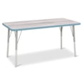 thumbnail image 1 of Rectangle Activity Table - 24" X 48", A-height - Driftwood Gray/Coastal Blue/Gray, 1 of 7