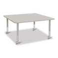 thumbnail image 1 of Square Activity Table - 48" X 48", Mobile - Freckled Gray/Gray/Gray, 1 of 7