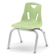 thumbnail image 1 of Stacking Chair with Chrome-Plated Legs - 12" Ht - Key Lime, 1 of 7