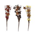 thumbnail image 1 of Berries and Metal Stars Spray, 9-1/4-Inch, 3-Piece, 1 of 1