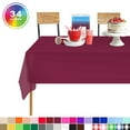 thumbnail image 1 of Berry 12 Pack Standard Disposable Plastic Party Tablecloth 54 Inch. x 108 Inch. Rectangle Table Cover By Zimpleware, 1 of 6