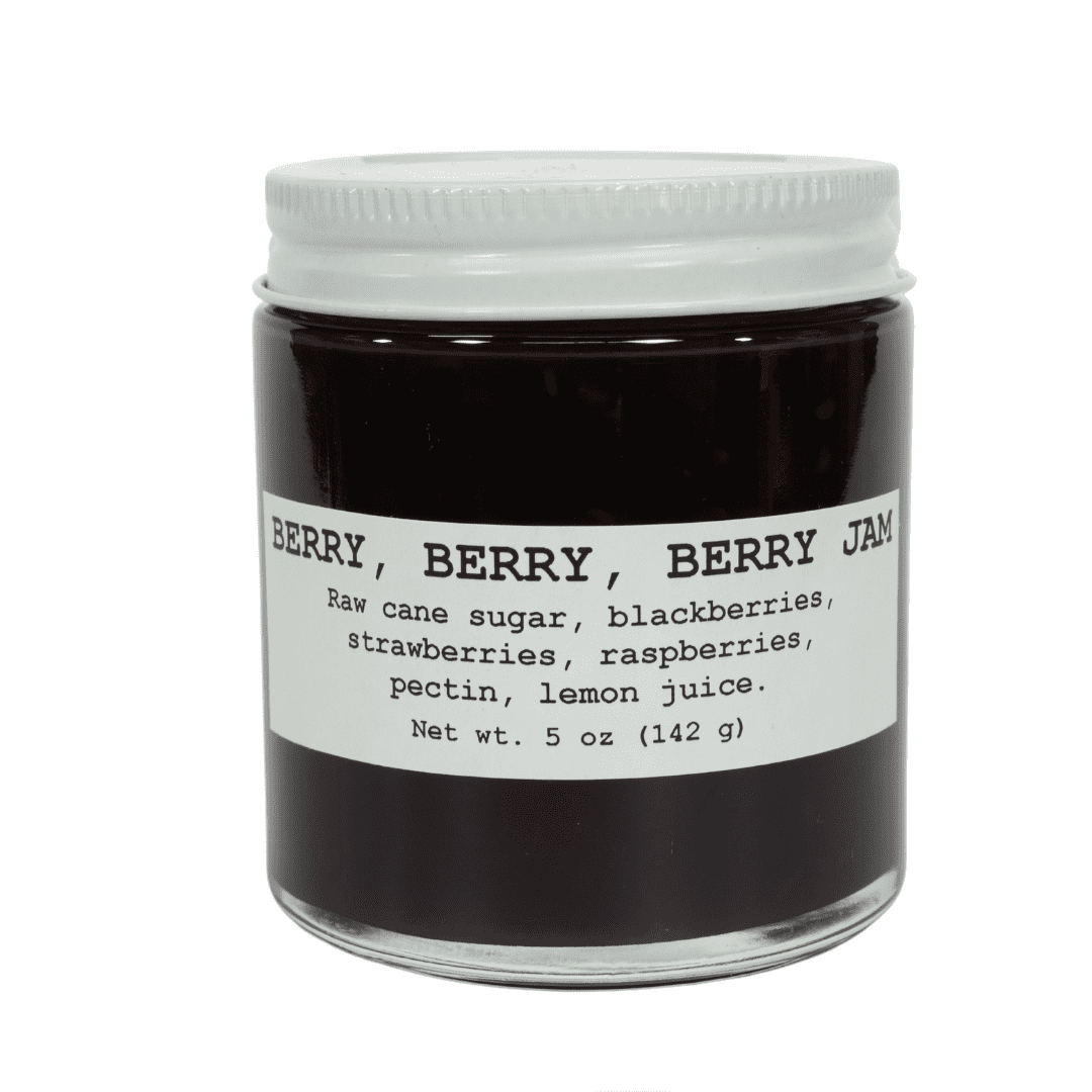 Berry Berry Berry Jam, 5 oz Craft, Gourmet, Unusual Jams & Jellies Made in West Virginia, USA
