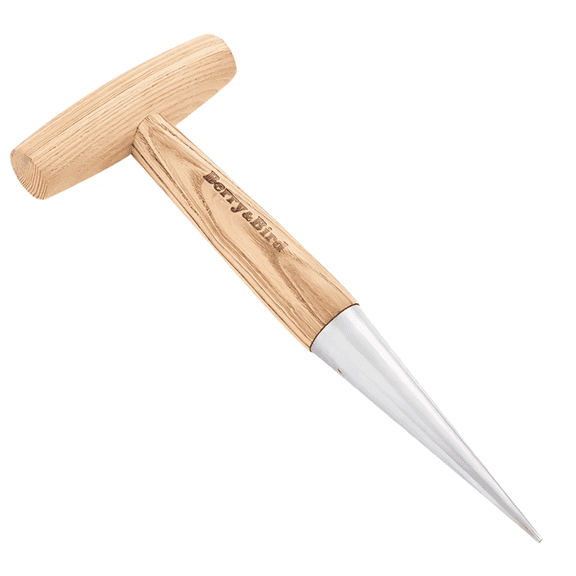 Berry&Bird Hand Dibber Garden Hole Punch Dibbler Tool for Planting Seeds & Bulbs