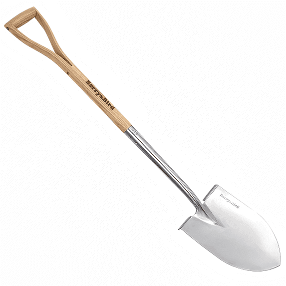 Berry&Bird Round Shovel with Ash Wood Handle