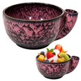 thumbnail image 1 of Berry Bowls with Holes Ceramic, Self Rinsing Berry Bowl, Handmade Berry Washing Bowl Drain Holes for Quick Rinse, Kitchen Counter Strainer, Strawberry & Blueberry Washer, Red, 1 of 5