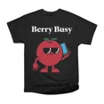 thumbnail image 1 of Berry Busy Funny Kawaii Pun T-Shirt Tee Gift For Him Merch For Her Apparel For Friend, 1 of 2