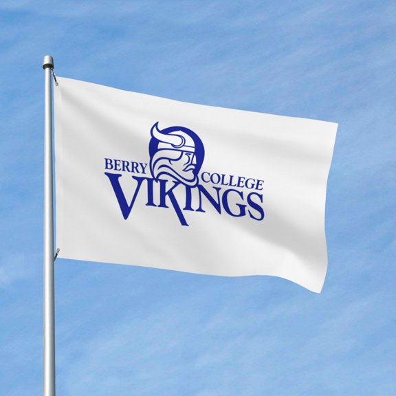 Berry College Logo 3x5 Ft Flag Double Sided Indoor Outdoor Double Stitched Polyester Flag With 2 Grommets-Both Side Can Be Read