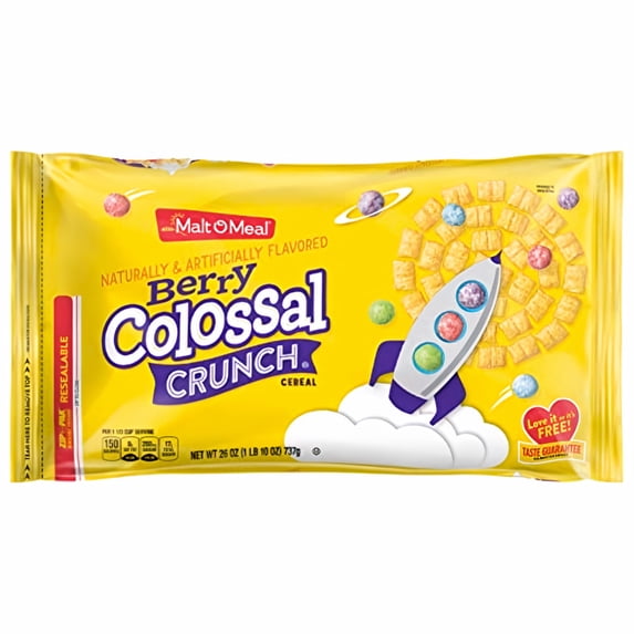 Berry Colossal Crunch Cereal - 26oz - Malt O Meal (Pack of 20)