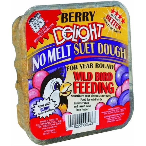 Berry Delight No Melt Suet Dough For Wild Birds2