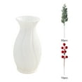 thumbnail image 1 of Elegant Red Berry Floral Arrangement with Greenery Needles and Vase for Festive Home Dining Table Centerpiece, 1 of 6