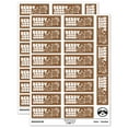 thumbnail image 1 of Berry Good Work Berries Teacher Student School Sticker Set - Brown - Matte Finish - 2.00" Large, 1 of 7