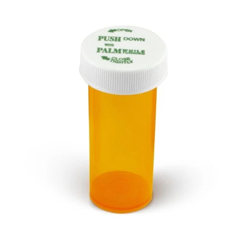 Berry Perfect Pak Vials 3060Dr 100 Unit with White Plastic Child-Resistant Cap