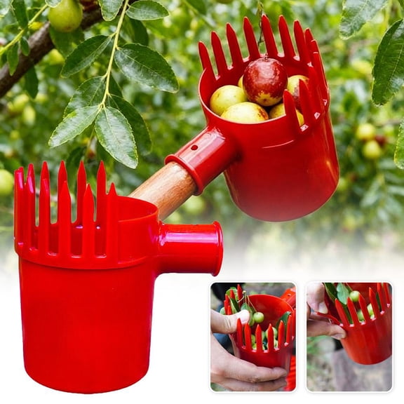 Berry Picker Scoop, Berry Picking Rake with Comb and Ergonomic Handle,Portable Fruit Picker Catcher Picking Tool, Fruits Blueberry Pickers Harvesting Tool for Fruit Tree, Gardening Equipment