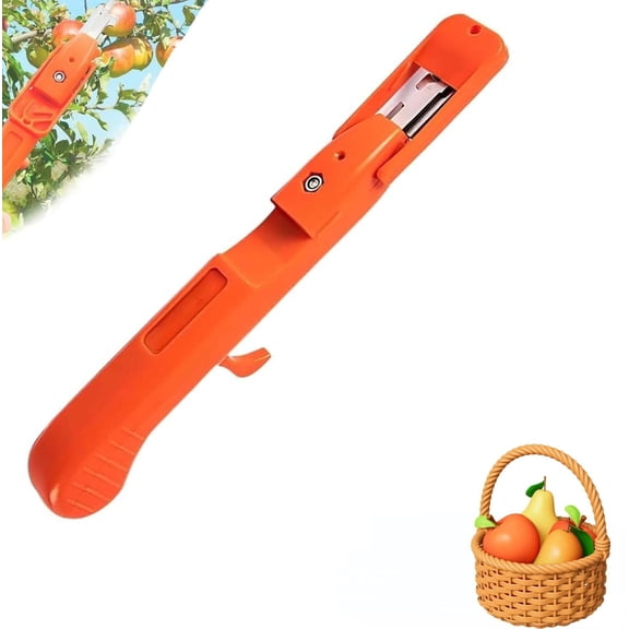Berry Picking Tools, Telescopic Fruit Picker Pole, Fruit Picker Pole Tool Basket, for Blueberry, Cherry, Lightweight Fruits Orchard Garden Home Harvesting Kit