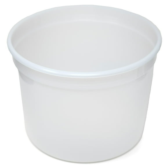 Berry Plastic HDPE Food Tub Clear, 64 oz. | 200/Case