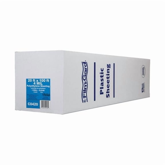 Berry Plastics 625954 4 mil 20 x 100 ft. Film Polyethylene Sheeting - Clear