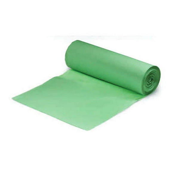 Berry Plastics Big City-DLLDPE Degradable Can Liner with Coreless Roll, 46" x 40", 40-45 Gallon, 0.9 Mil, Green | 100/Case