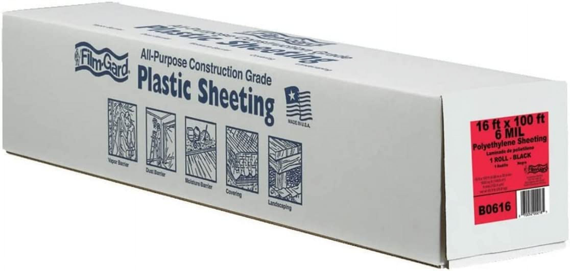 Berry Plastics FilmGard Plastic Sheeting 6 mil x 16 ft. W x 100 ft. L