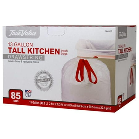 Berry Plastics True Value 13 Gallon Trash Bag - 85 Count