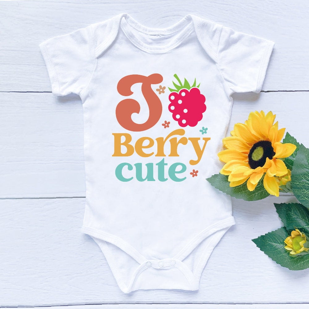 Berry Sweet Baby Bodysuit, Strawberry Baby Bodysuit, Fruit Baby Clothes ...