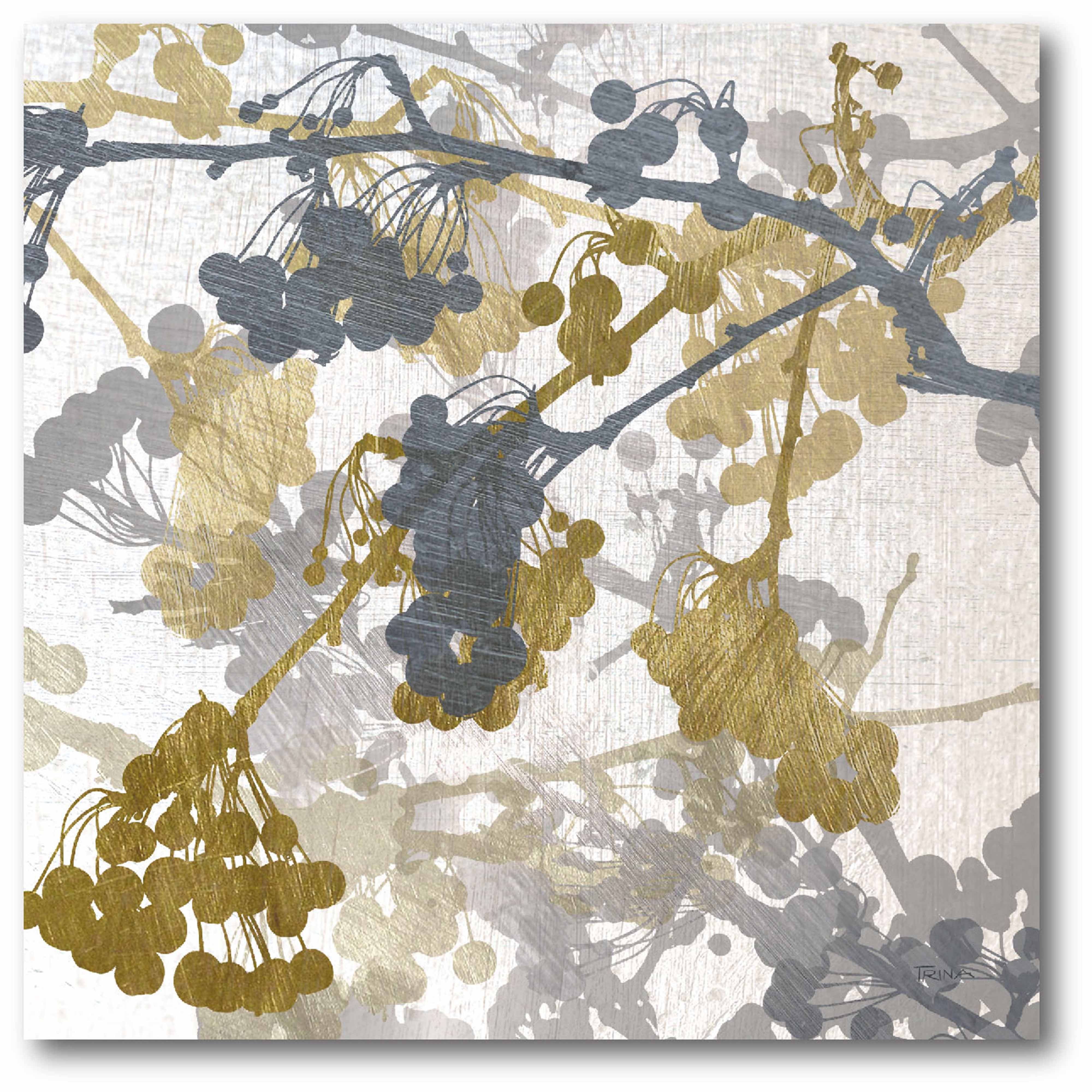 Berry Tree Gallery-Wrapped Canvas Wall Art, 16x16