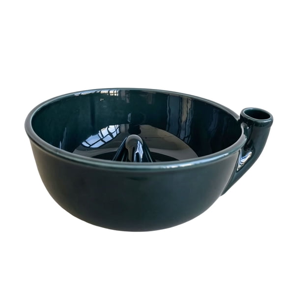 Berry Washing Bowl, 7.87x7.09x3.15 In Kitchen Counter Essentials, Self Rinsing Ceramic Colander with Drain Holes for Fresh Fruits, Green, bldnkj
