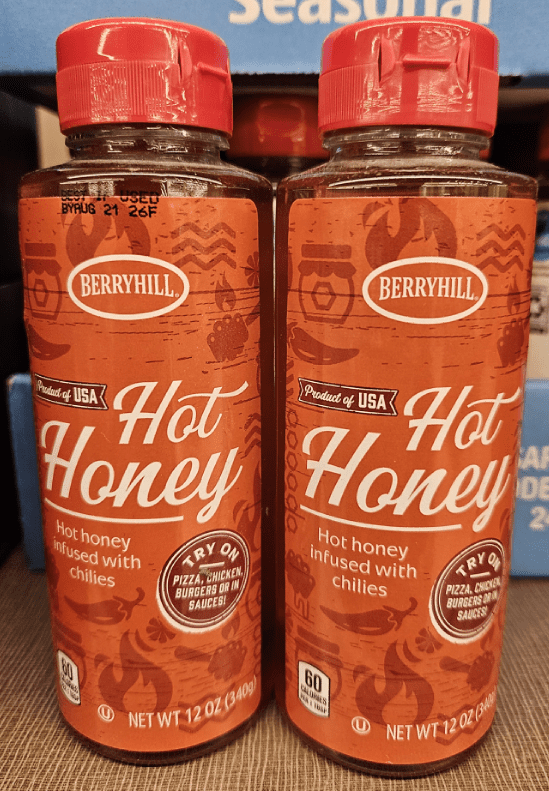 Berryhill Hot Honey Infused with Chilies 12oz 340g (2 Bottles)