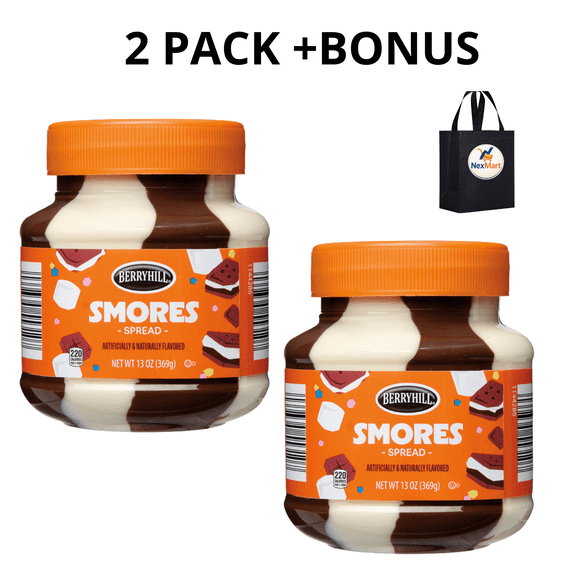 Berryhill Smores Spread 13 oz , 2 Pack + Bonus
