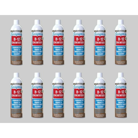 Berryman Products 0117C B-12 Chemtool Carburetor, Choke & Throttle Body Cleaner with Extension Tube [VOC Compliant in All 50 States], 16-Ounce Aerosol (12 units)