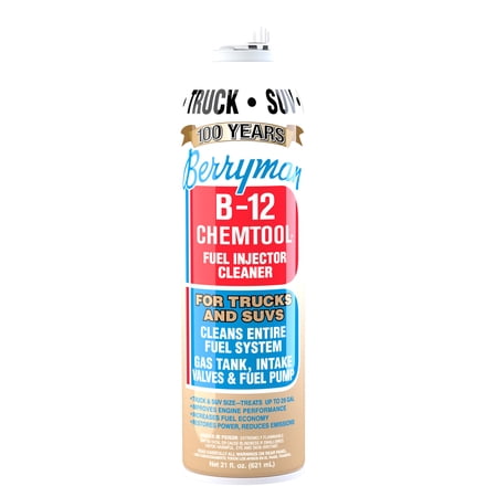 Berryman Products, 0121 B-12 Chemtool Fuel Injector Cleaner for Trucks & SUV's, 21 oz. Pour Can