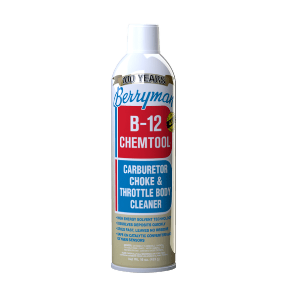 Berryman Products 0117-45,  B-12 Chemtool Carburetor, Choke, and Throttle Body Cleaner, 16 oz