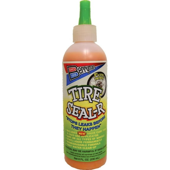 Berryman Products 1308, Seal-R Tire Sealant for Car and Bike Tires, 8 oz