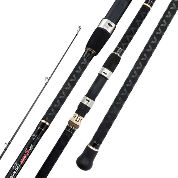Berrypro Surf Spinning Fishing Rod Graphite Spinning Rod (9'/10'/10'6''/11'/12'/13'3'')10'-Spinning-2pc