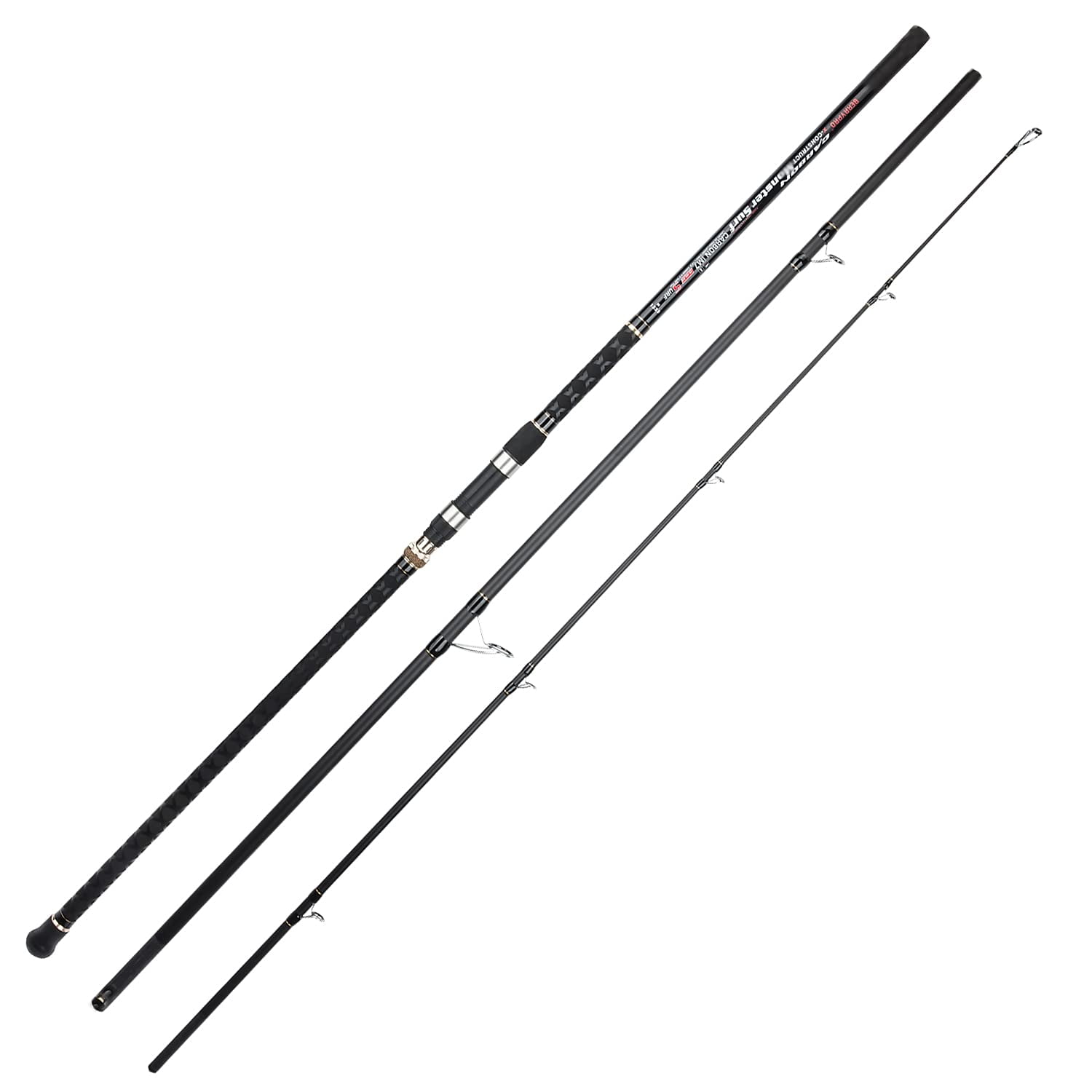 Berrypro Surf Spinning Fishing Rod Graphite Spinning Rod  (9'/10'/10'6''/11'/12'/13'3'')13'3''-Spinning-3pc 