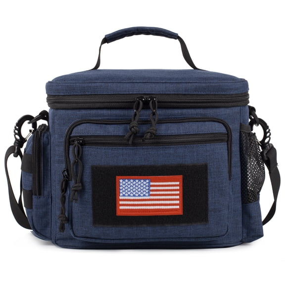 Berryrizz Lunch Box for Men, MOLLE Tactical Lunch Bag Leakproof Insulated Large Capacity