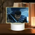 thumbnail image 1 of Berserk Anime Acrylic Night Light Adjustable 3 Light Modes USB Cable Lamp Light Display Base Rectangular LED Light For Bookshelves Desk Bedside Tables Bedroom Child Room, 1 of 9