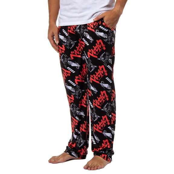 Berserk Anime Adult Guts All Over Print Pajama Sleep Lounge Pants For Men and Women