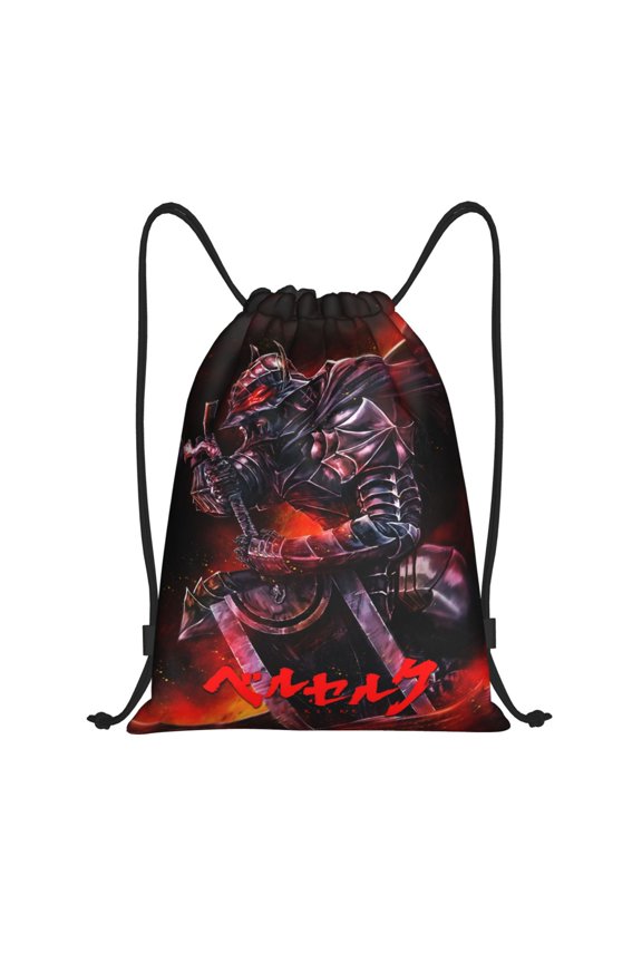 Berserk Drawstring Backpac Sackpack String Bag Water Resistant Beach Bag