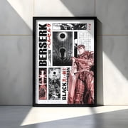 Berserk - Guts Anime Manga Poster Unframed Size 24x36 GooGate