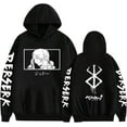 thumbnail image 1 of Berserk Guts Hoodie Pullover Casual Breathable Polyester Sweatshirt with Pockets XS-3XL, 1 of 5