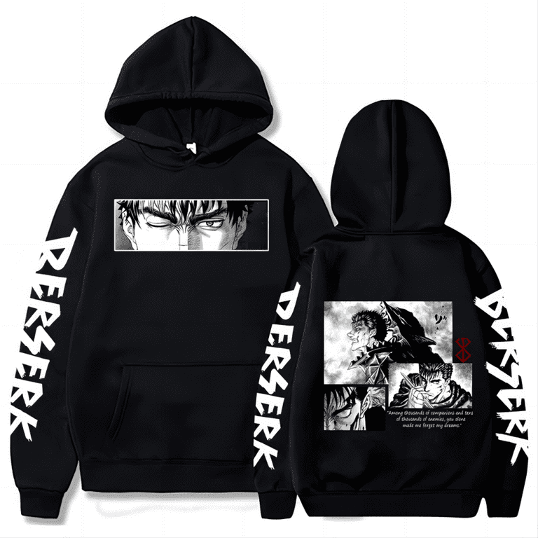 Berserk Guts Printed Men Women Casual Autumn Winter Hoodie Sweatshirt Size XXS to 4XL Walmart