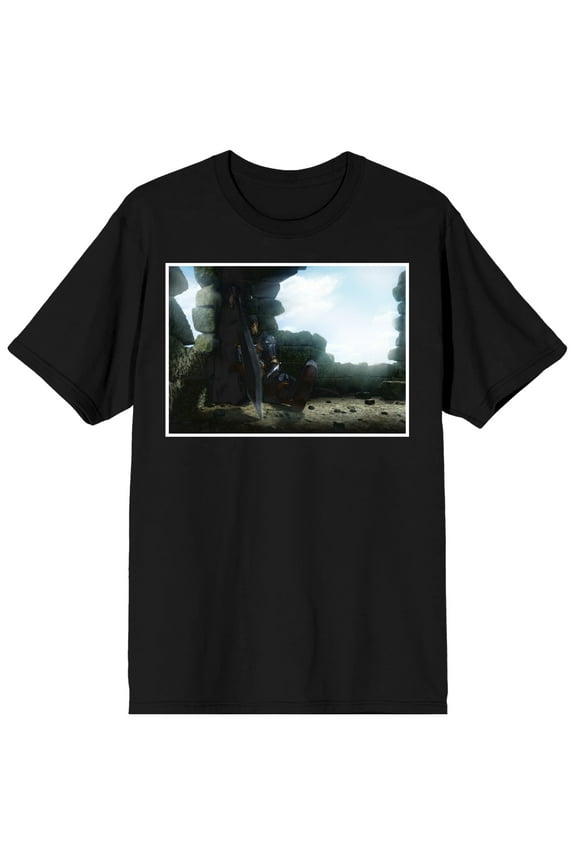 Berserk Guts Sleeping Men's Black Graphic Tee-Medium