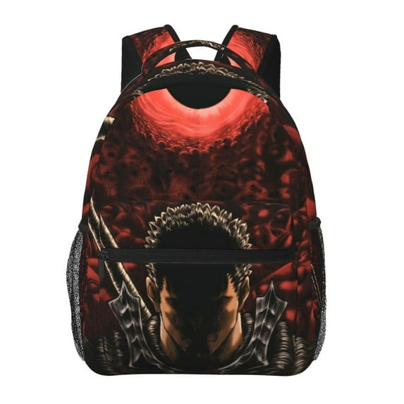 Berserk Laptop Backpack Daypack Large Capacity Multipurpose Travel Bags Lightweight Satchel Rucksack